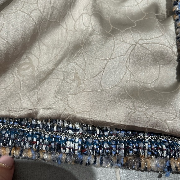 ✨CHANEL Winter Tweed 2004-vintage Jacket EXCELLENT like-new condtn Lagerfeld - Picture 6 of 16